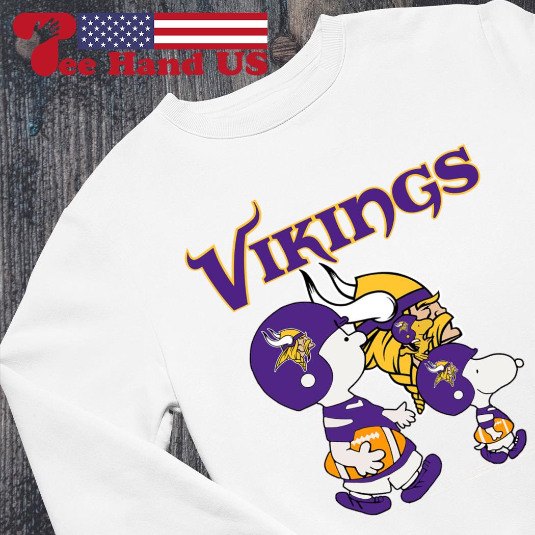 Snoopy And Charlie Brown Minnesota Vikings Shirt - High-Quality Printed  Brand