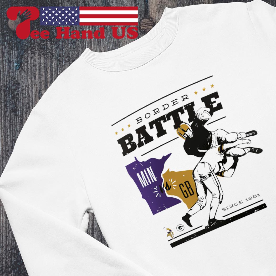 Minnesota Vikings vs. Green Bay Packers Border Battle shirt, hoodie,  sweater, long sleeve and tank top