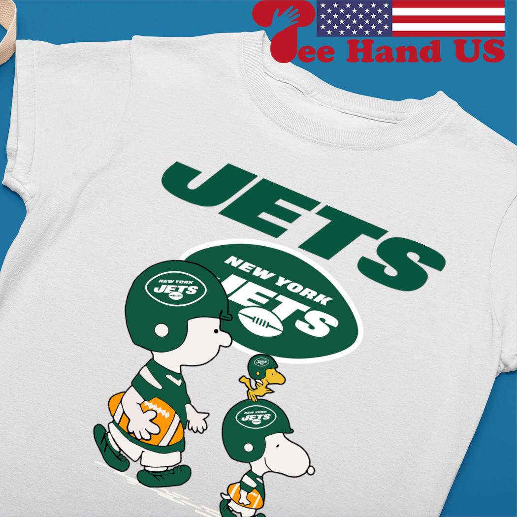 New York Jets Snoopy and Charlie Brown with Woodstock cartoon T-shirt,  hoodie, sweater, long sleeve and tank top