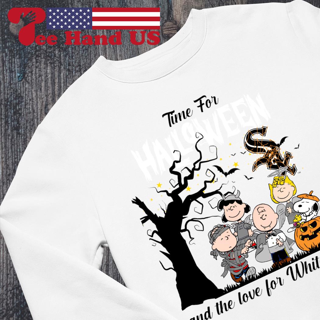 Official peanuts Character Time For Halloween And The Love For Chicago White  Sox Shirt, hoodie, sweater, long sleeve and tank top