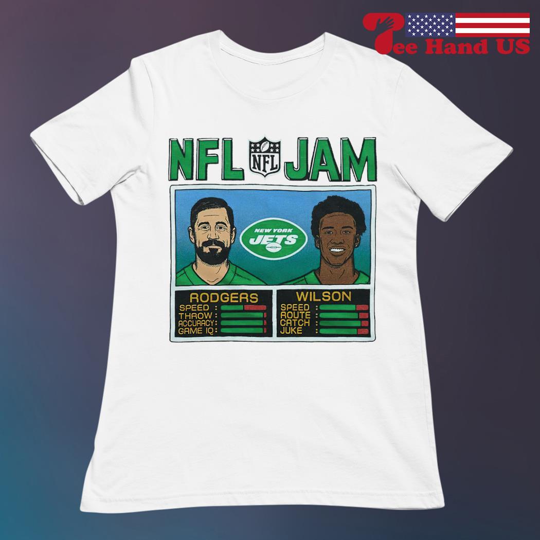 Rodgers and Wilson NFL Jam New York Jets shirt, hoodie, sweater, long  sleeve and tank top