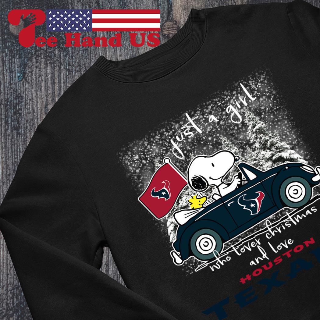 Snoopy and Woodstock Merry Christmas To All And To Houston Texans T-shirt,  hoodie, sweater, long sleeve and tank top