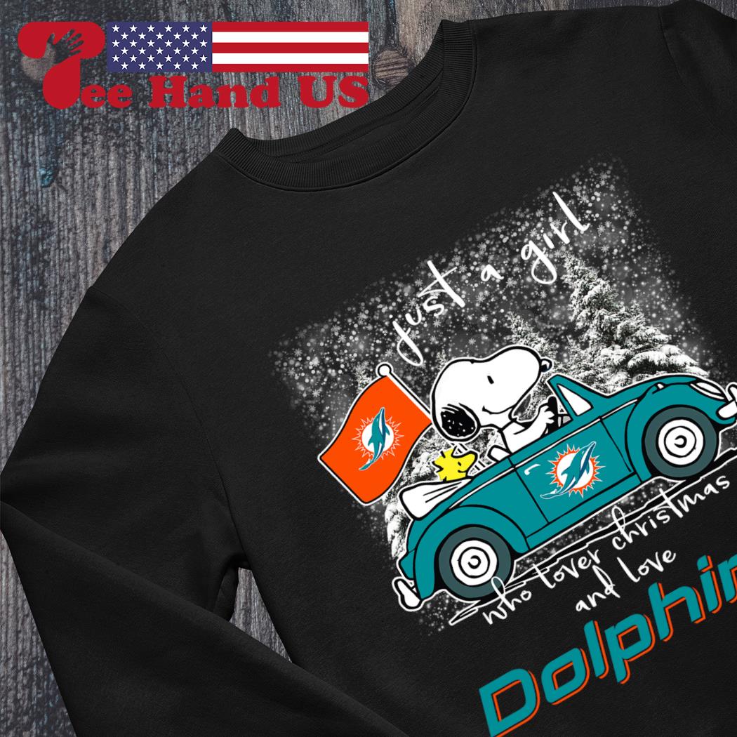 Official christmas Snoopy Miami Dolphins Shirt, hoodie, sweater, long  sleeve and tank top