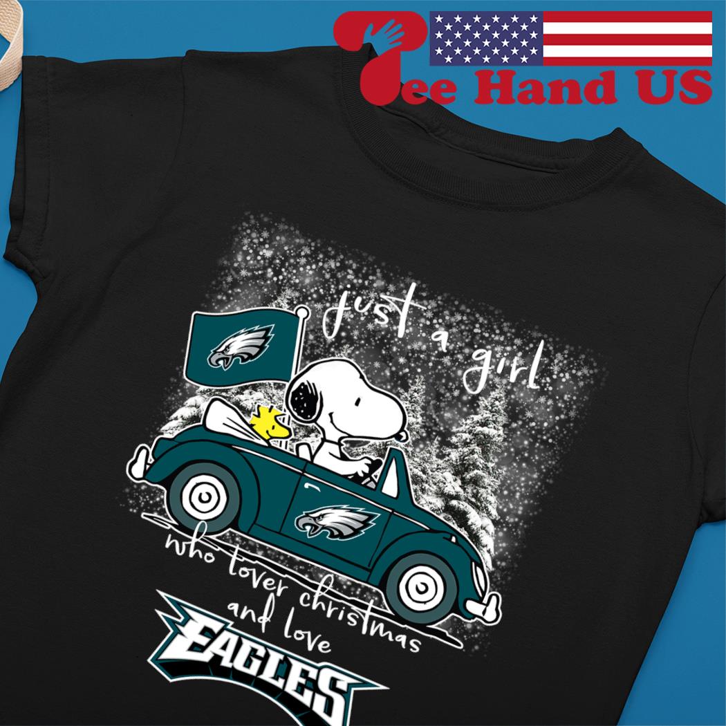 Philadelphia Eagles Snoopy and Woodstock Christmas shirt