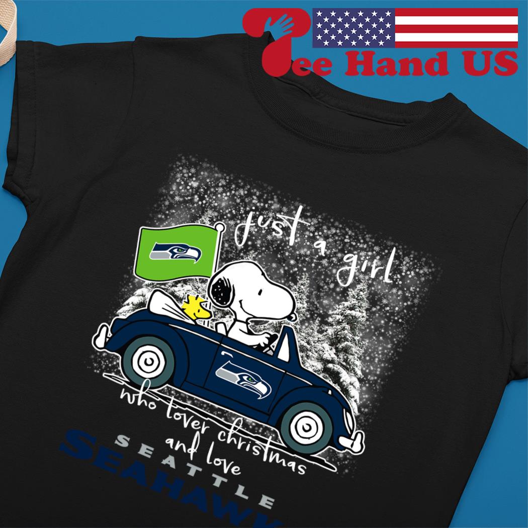 Snoopy The Peanuts Seattle Seahawks Christmas Shirt