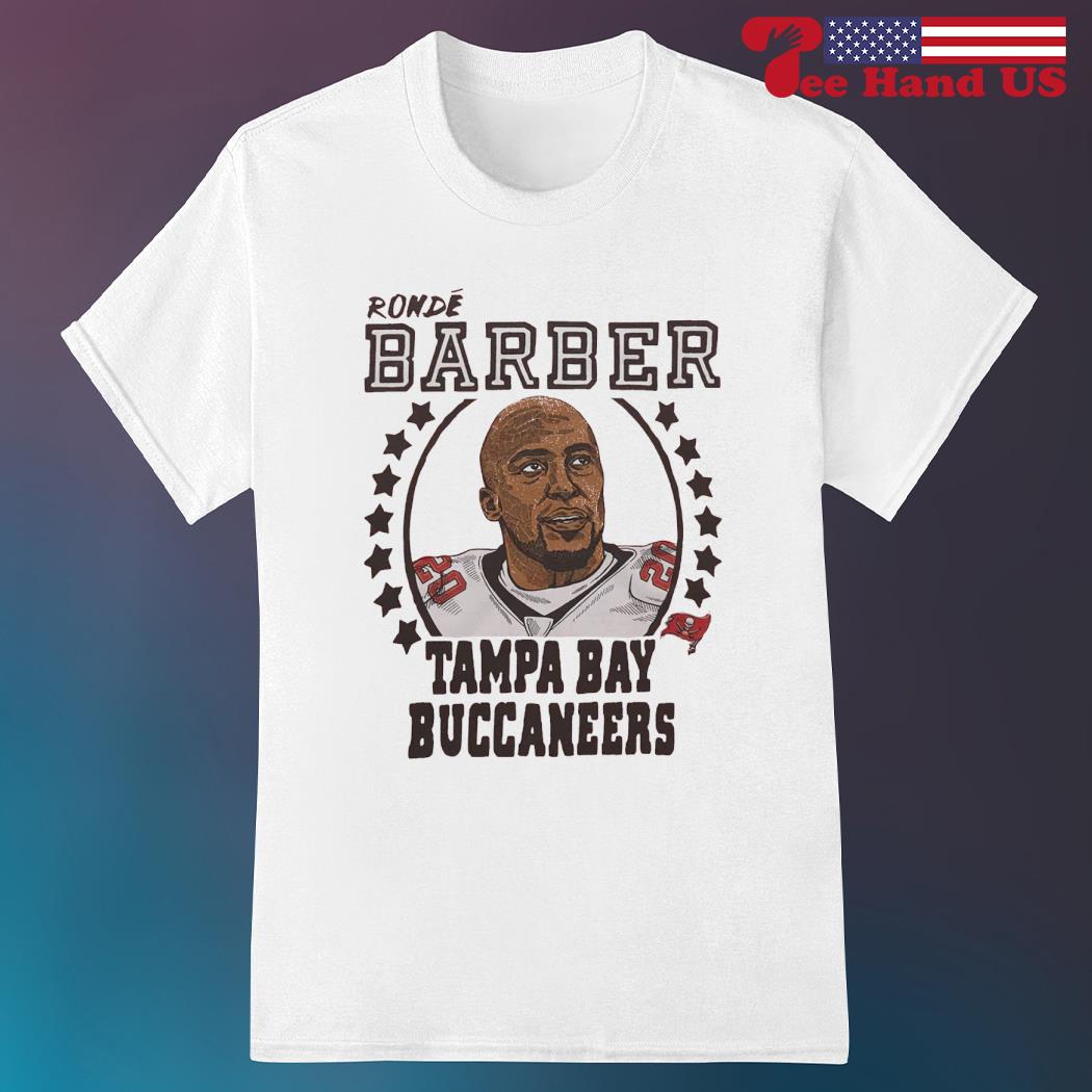 Official Ronde Barber Tampa Bay Buccaneers Homage Retired Player Caricature  Tri-Blend T-Shirt, hoodie, sweater, long sleeve and tank top