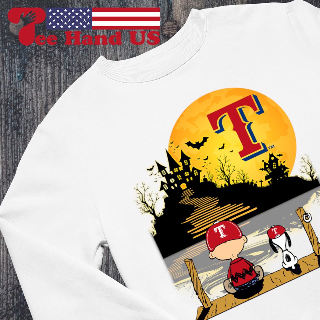 Peanuts Charlie Brown And Snoopy Playing Baseball Texas Rangers shirt,sweater,  hoodie, sweater, long sleeve and tank top