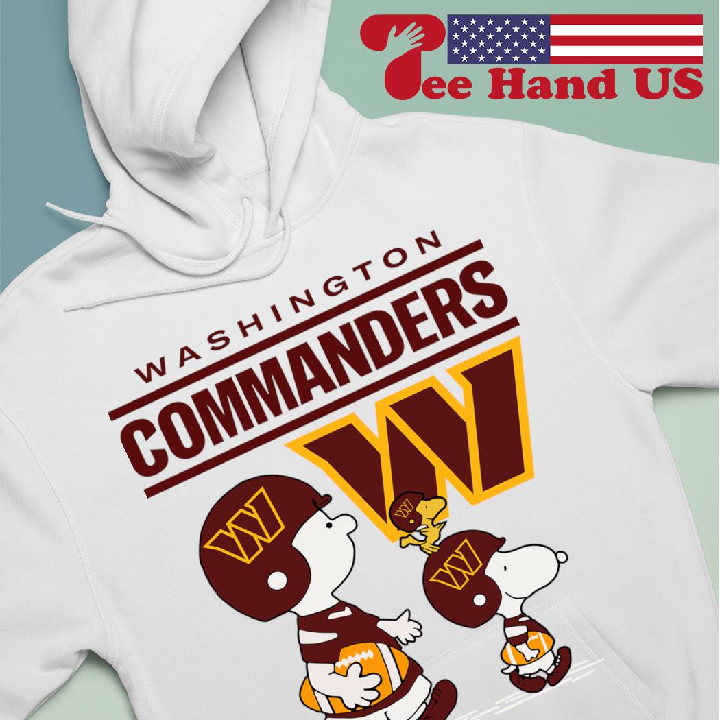 Washington Commanders Snoopy and Charlie Brown Peanuts shirt