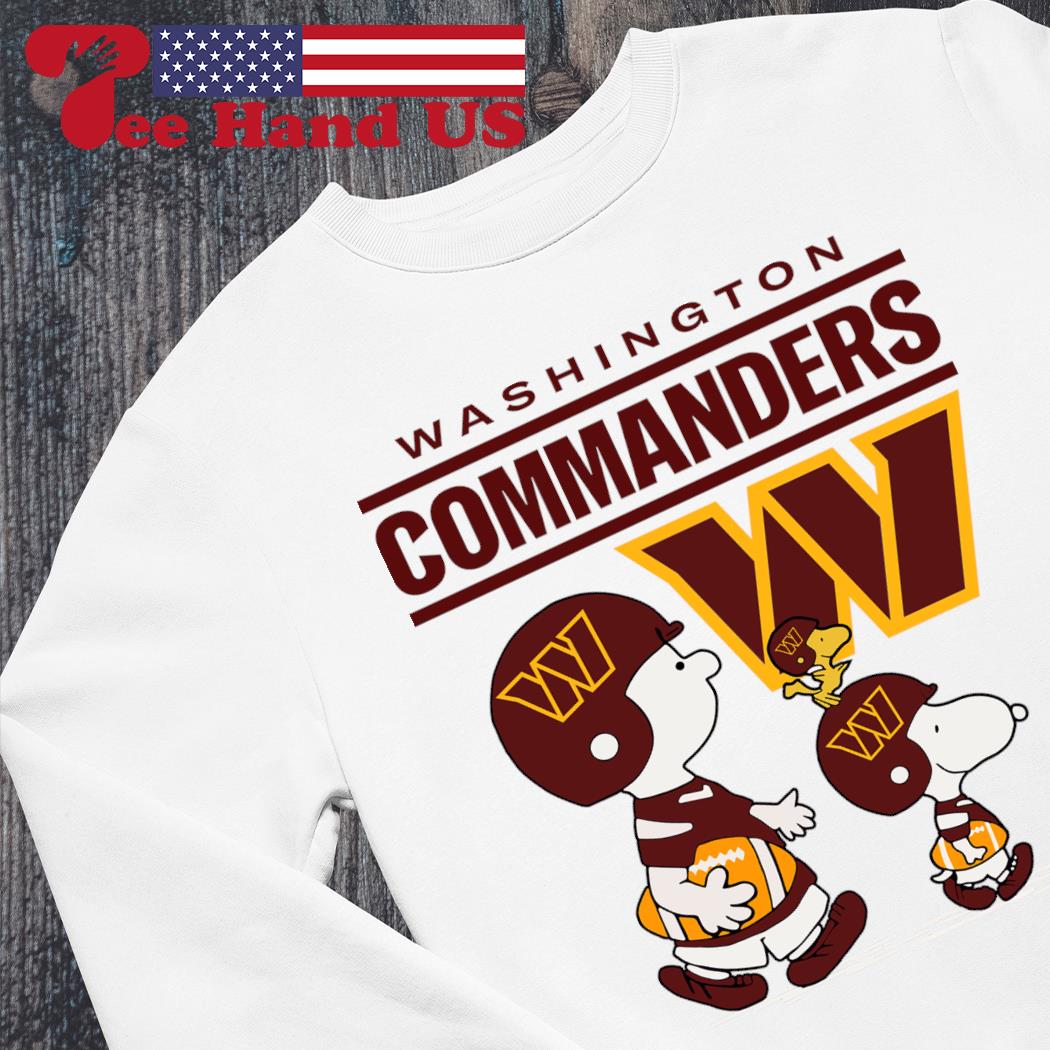 Washington Commanders Snoopy and Charlie Brown Peanuts shirt, hoodie,  sweater, long sleeve and tank top