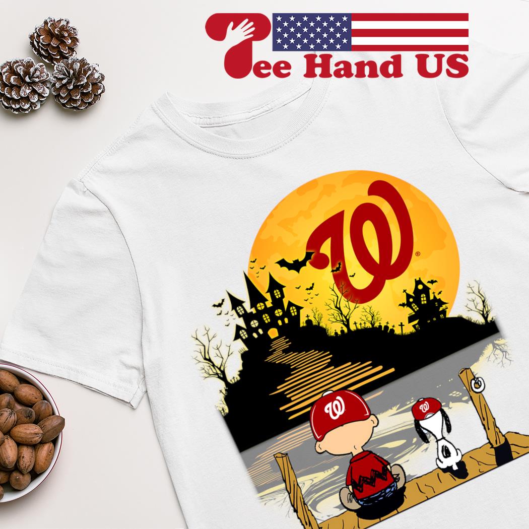 Peanuts Charlie Brown And Snoopy Playing Baseball Washington Nationals T- shirt, hoodie, sweater, long sleeve and tank top