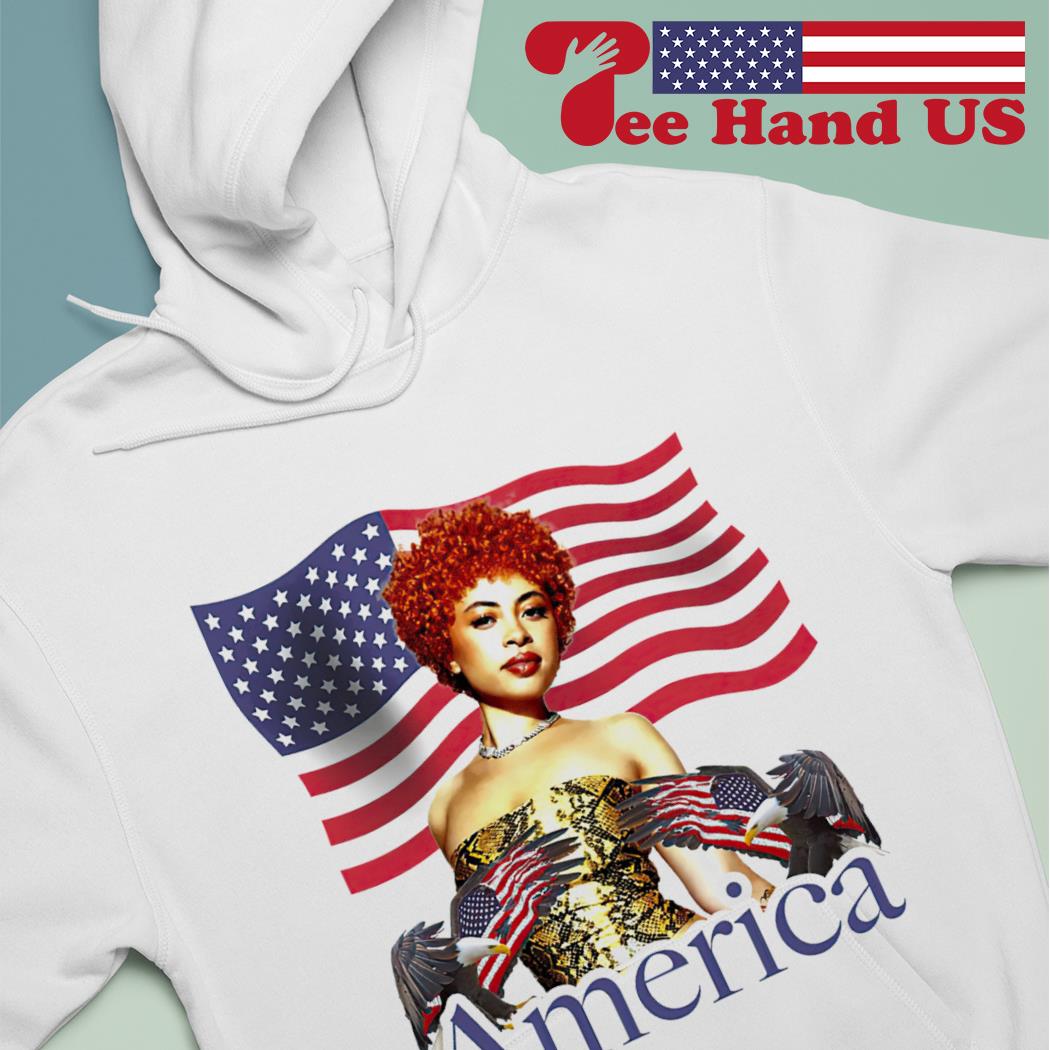 White Ice Spice America shirt, hoodie, sweater, long sleeve and tank top