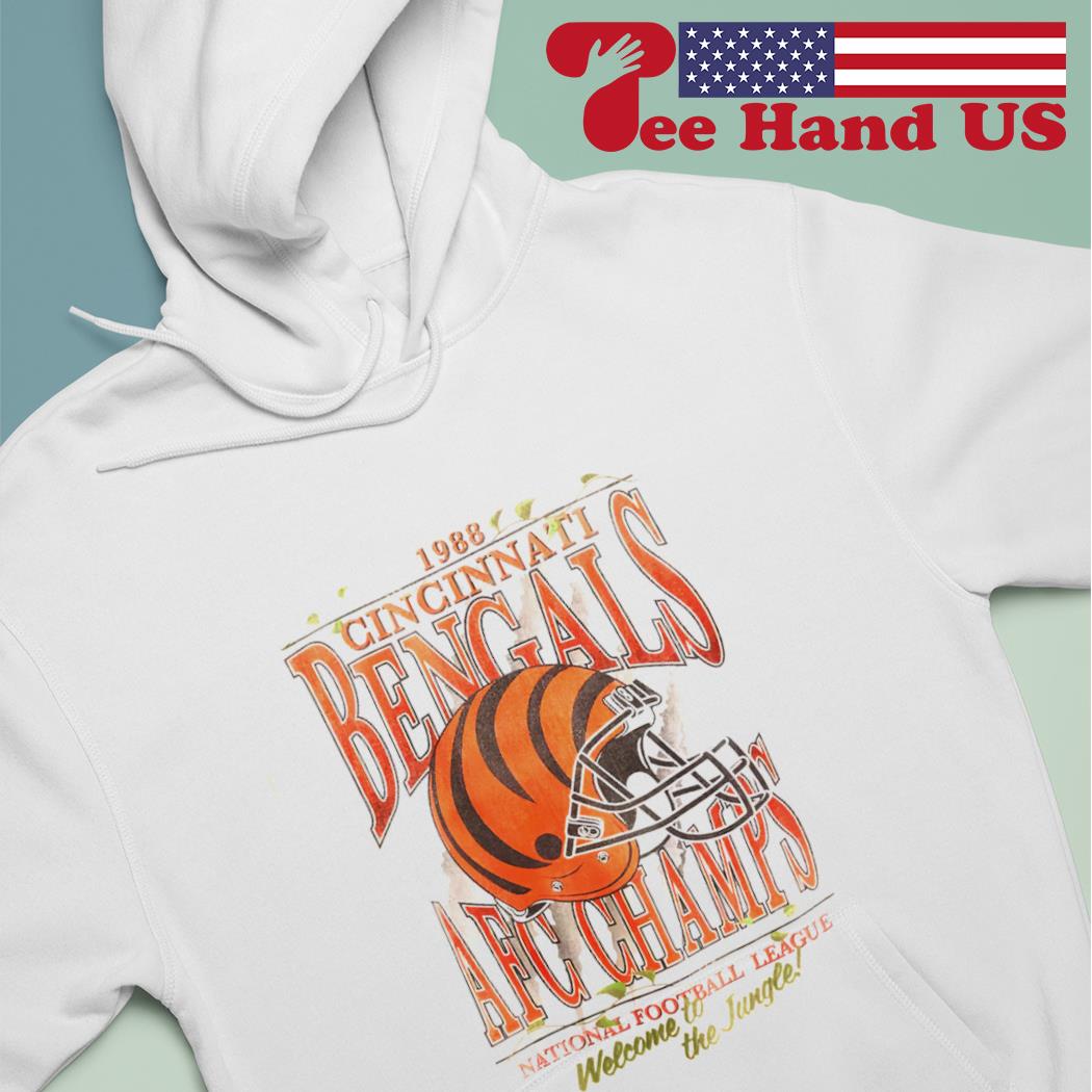 White Bengals Hoodie Welcome to the Jungle