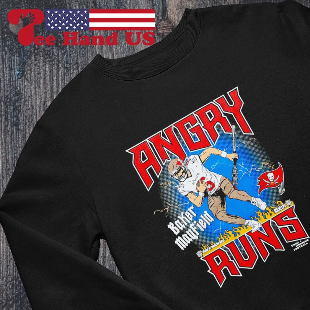 Angry Runs Buccaneers Baker Mayfield T-Shirt - ShirtsOwl Office