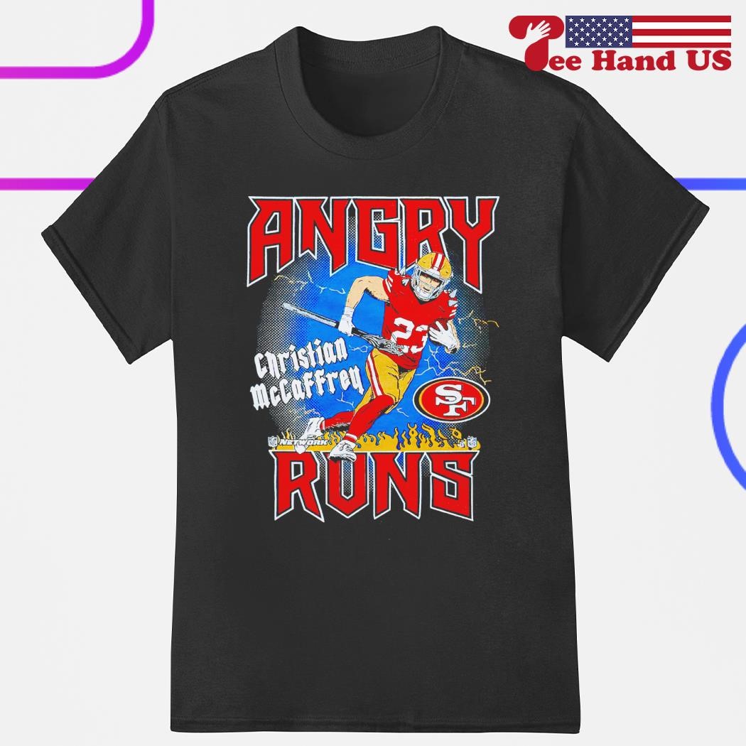 Angry Runs 49ers Christian Mccaffrey Shirt, hoodie, sweater, long sleeve  and tank top