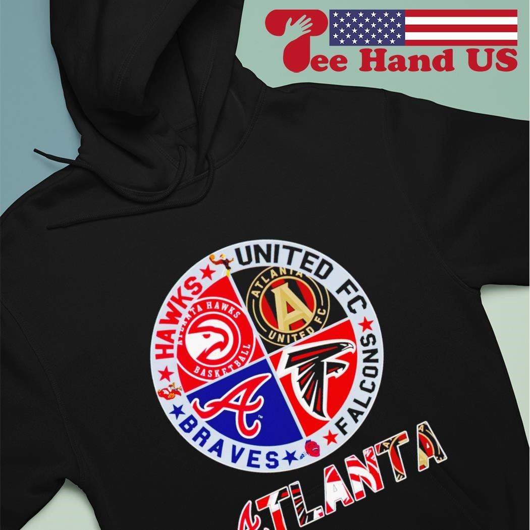 Georgia All Team Sports Georgia Bulldogs Atlanta Braves And Atlanta Hawks  shirt, hoodie, sweater, long sleeve and tank top