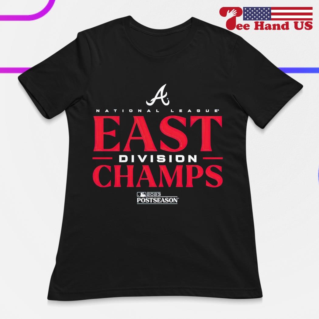 Atlanta Braves NL East Division Champions 2023 Postseason Clinched Shirt,  hoodie, longsleeve, sweatshirt, v-neck tee
