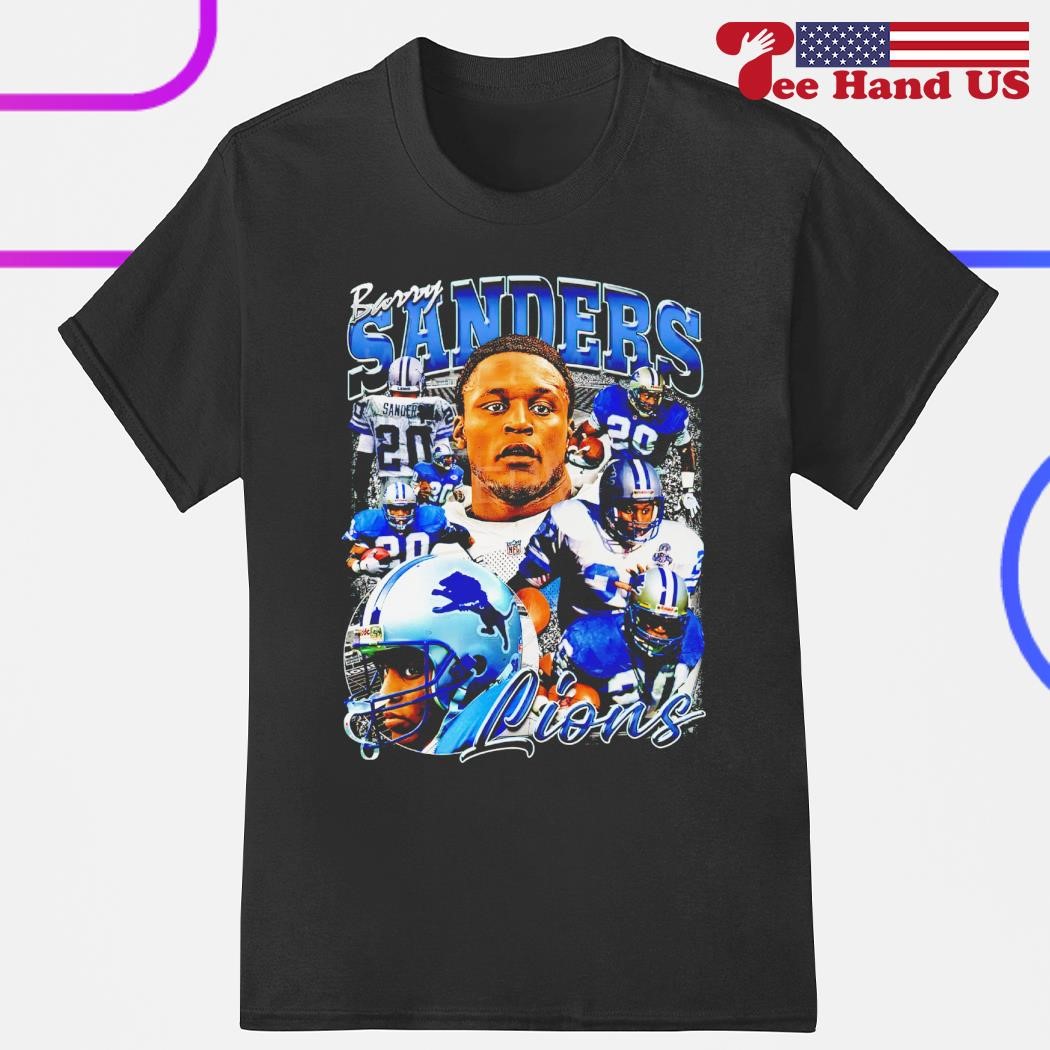 Barry Sanders Detroit Lions football vintage retro shirt, hoodie