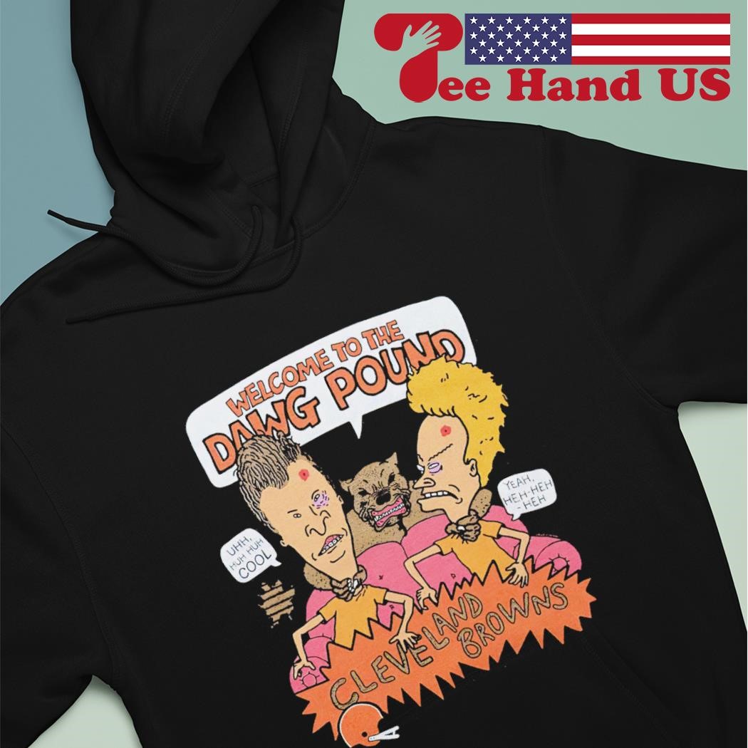 Beavis And Butthead X Cleveland Browns Dawg Pound Shirt