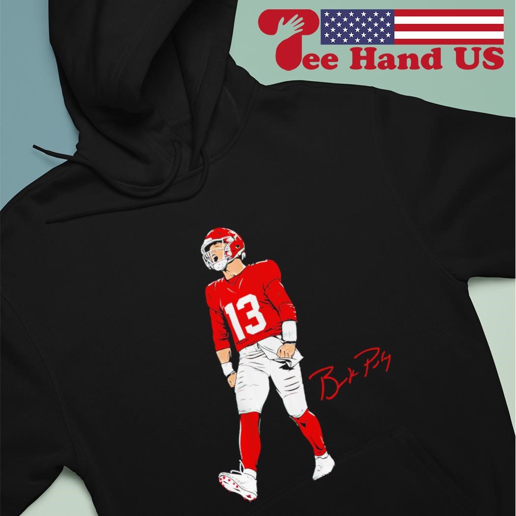 Brock Purdy screaming San Francisco 49ers shirt, hoodie, sweater