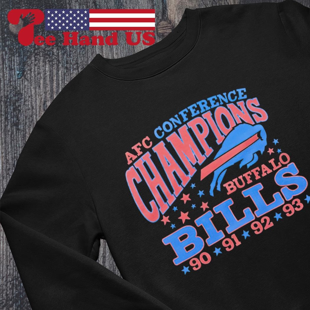 Buffalo Bills 4 Time AFC Cibference Champions 90 91 92 93 T-Shirts, hoodie,  sweater, long sleeve and tank top