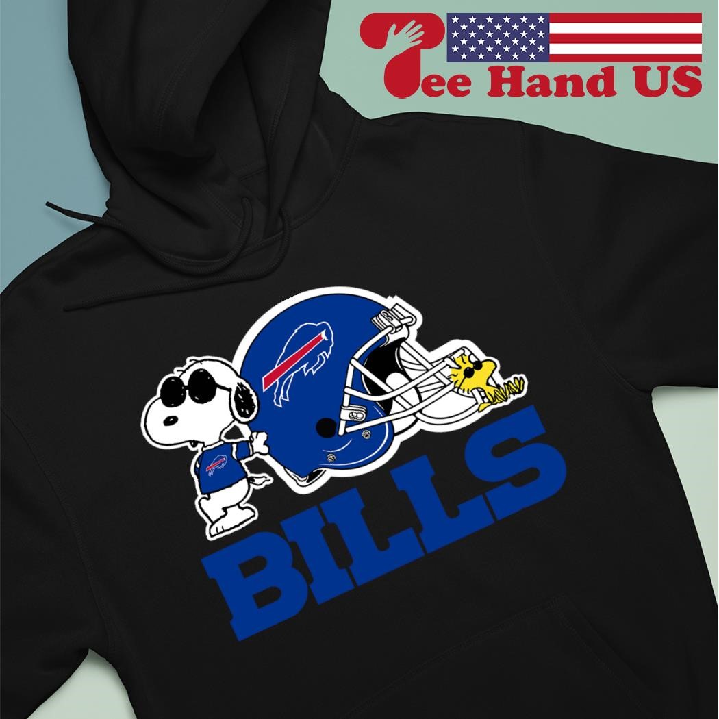 Snoopy And Woodstock Merry Buffalo Bills Christmas T-Shirt - T