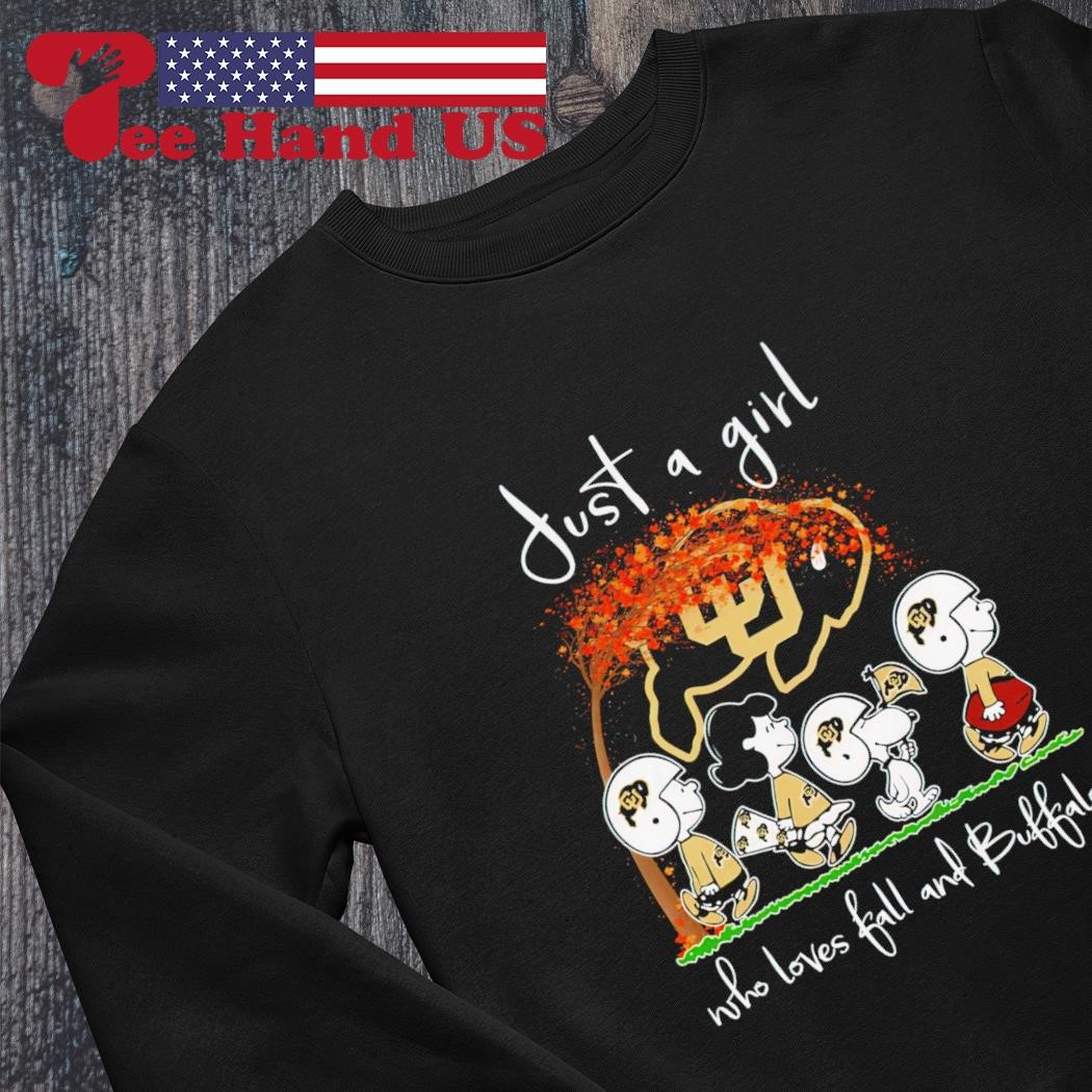 Official just A Girl Who Love Fall And Buffalo Bills Peanuts Snoopy Tshirt,  hoodie, sweater, long sleeve and tank top