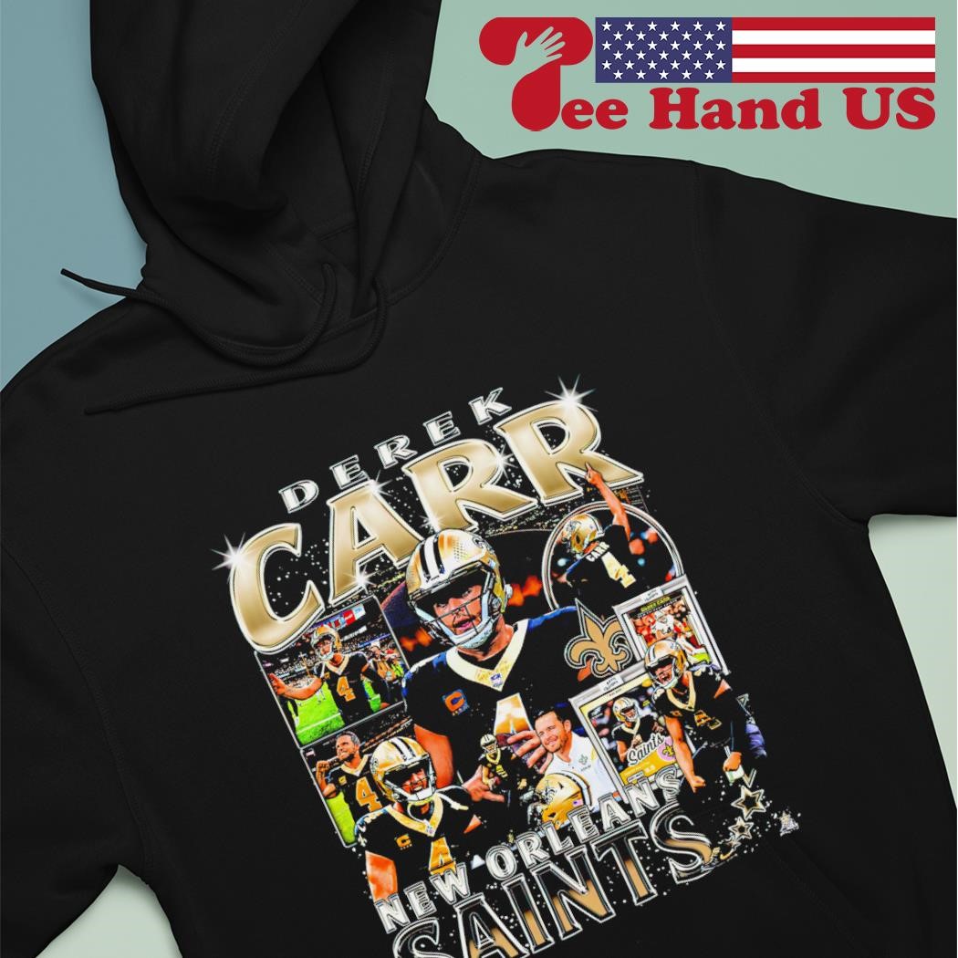 Derek Carr New Orleans Saints retro shirt, hoodie, sweater, long