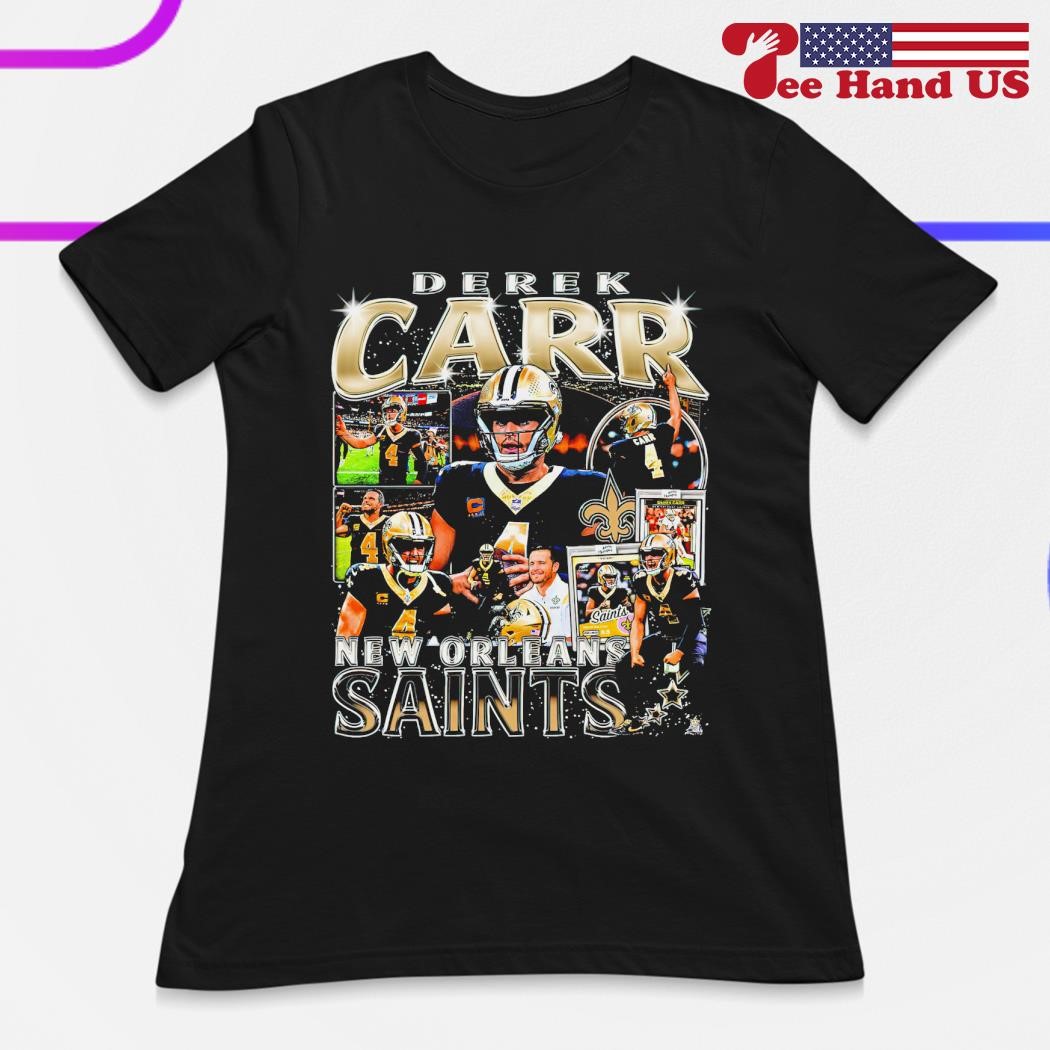 Derek Carr New Orleans Saints retro shirt, hoodie, sweater, long