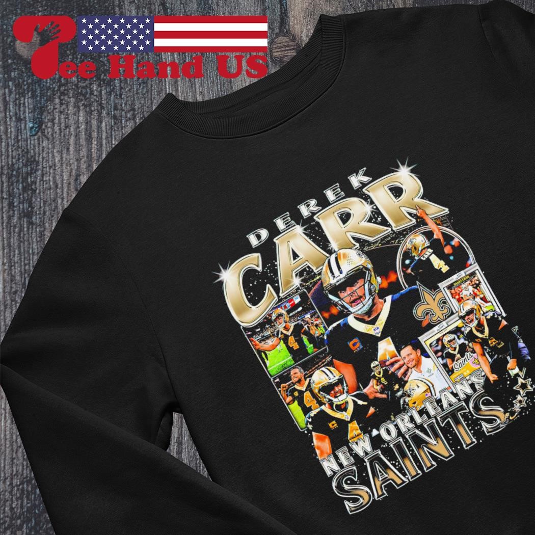 Derek Carr New Orleans Saints retro shirt, hoodie, sweater, long