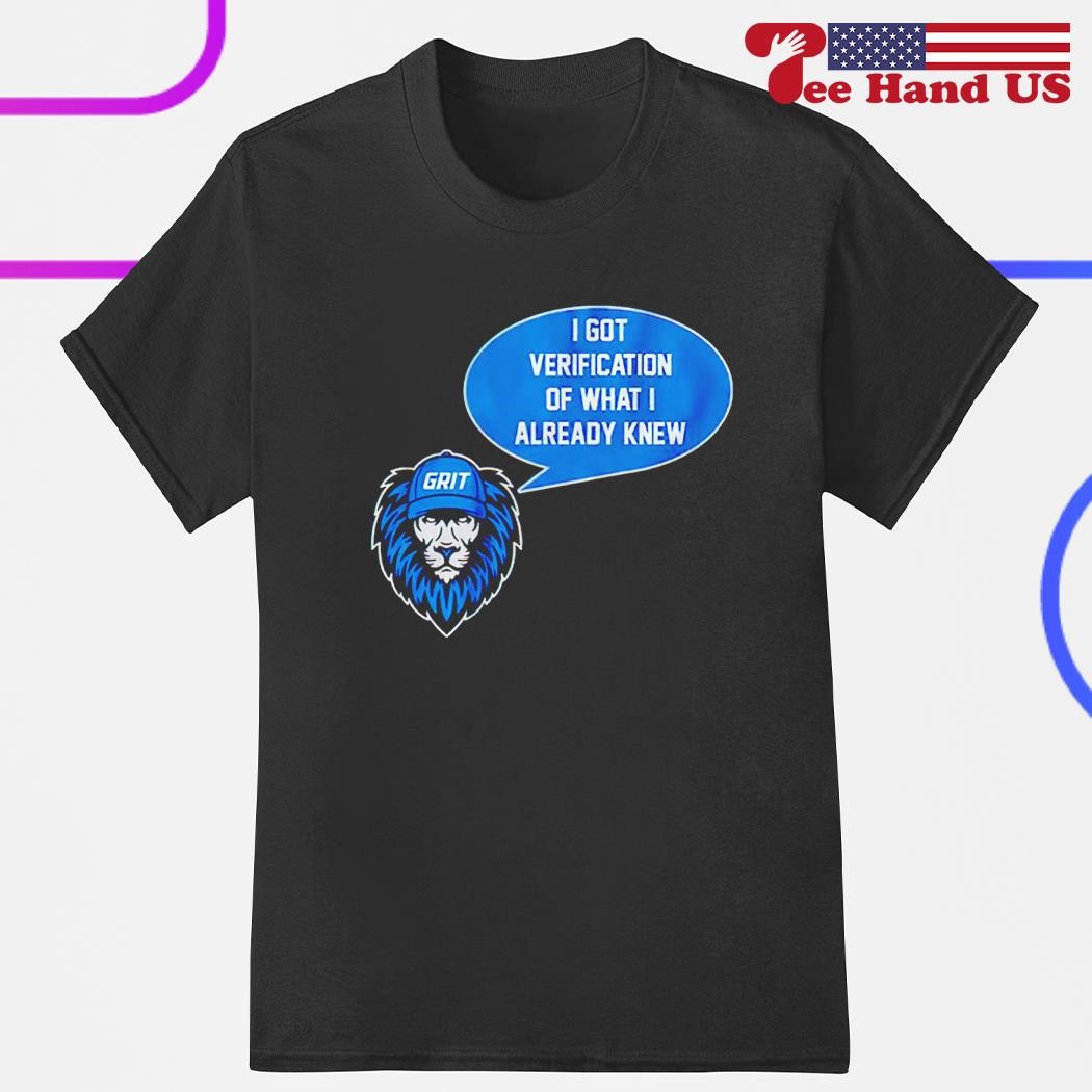 Detroit Lions 2022 Home Opener Grit Tee