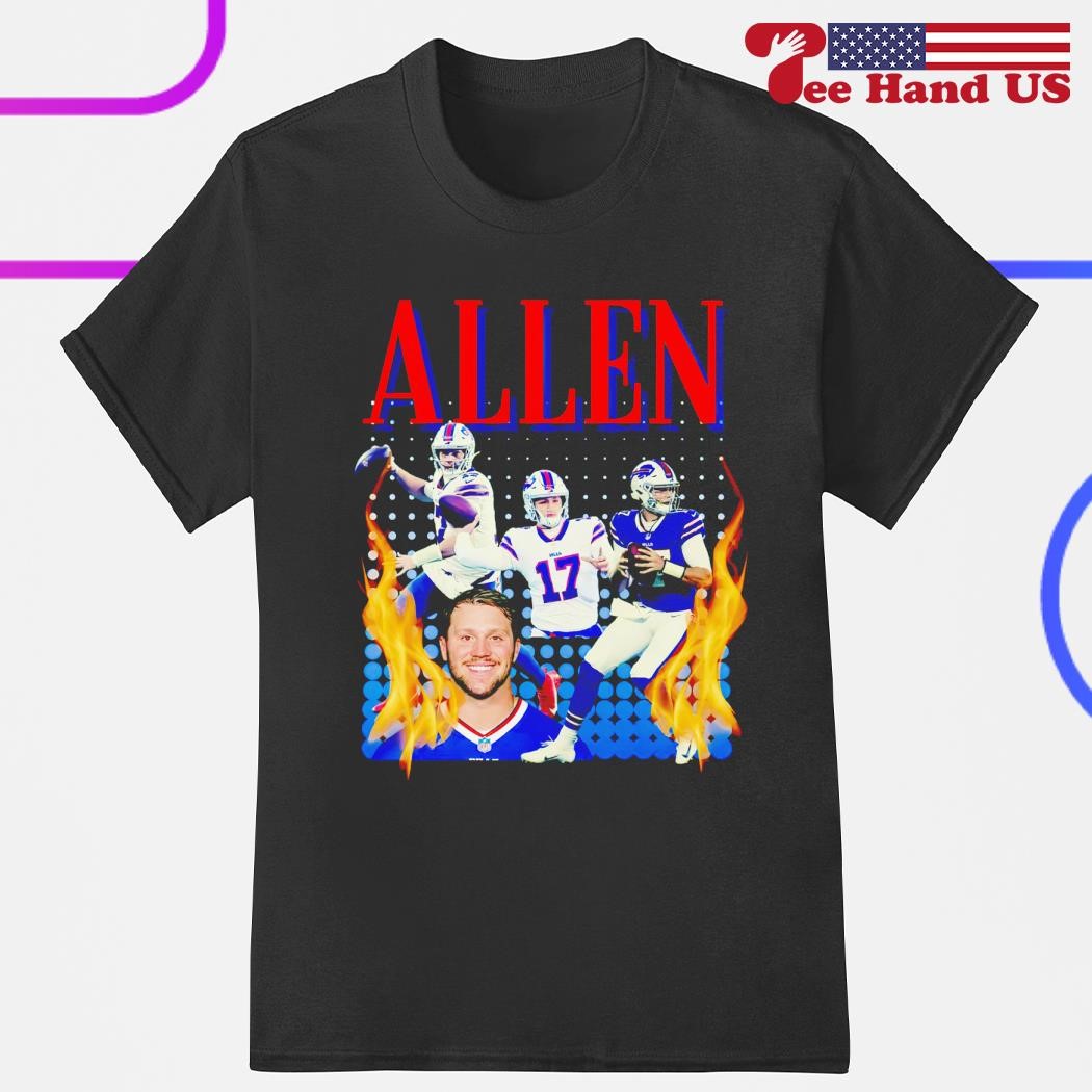 Buffalo Bills Josh Allen Text Pic Long sleeve shirt