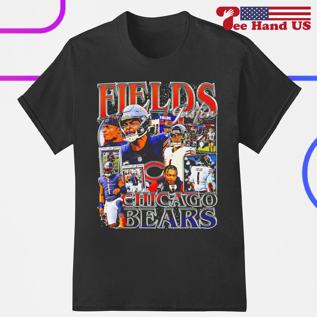 justin fields chicago bears t shirt