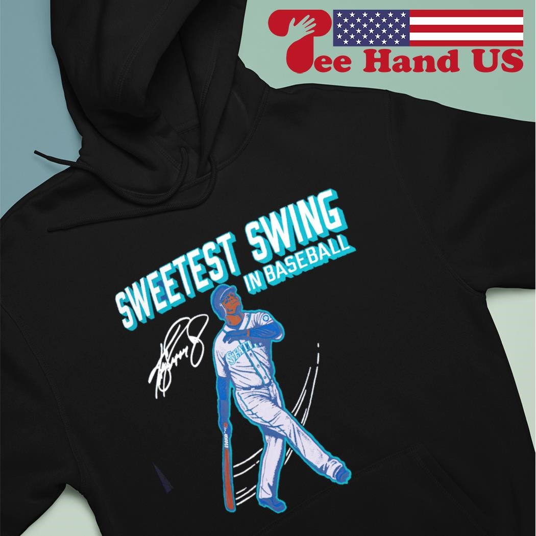 Ken Griffey Jr. Seattle Mariners Sweetest swing in baseball signature shirt,  hoodie, sweater, long sleeve and tank top