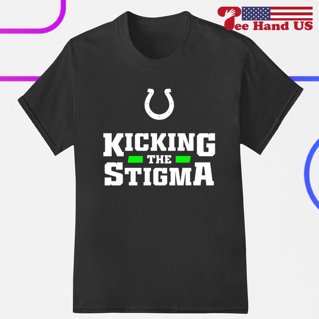 Round neck kicking the stigma shirt, hoodie, longsleeve, sweater