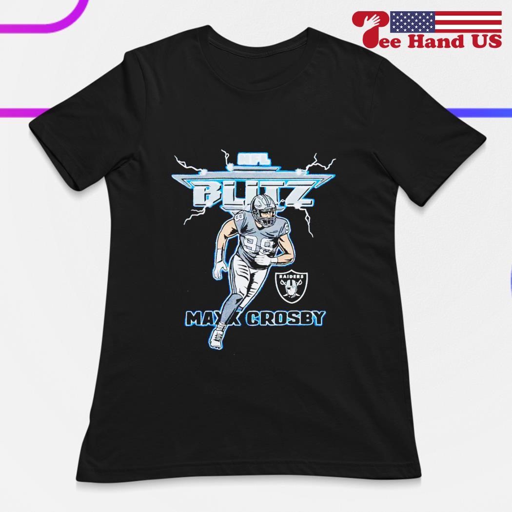 NFL Blitz Las Vegas Raiders Maxx Crosby shirt, hoodie, sweater, long sleeve  and tank top