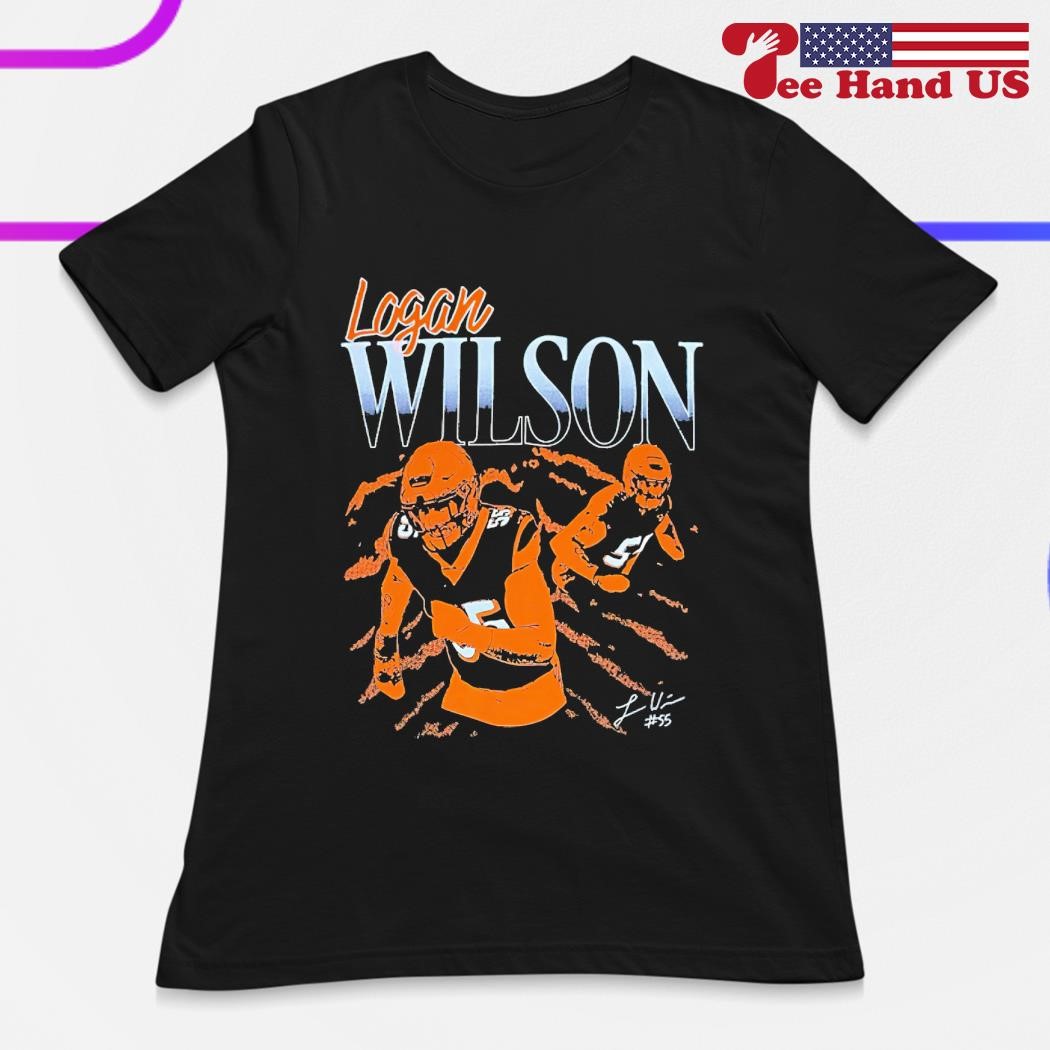 Logan Wilson 55 Cincinnati Bengals football player poster shirt, hoodie,  sweater, long sleeve and tank top