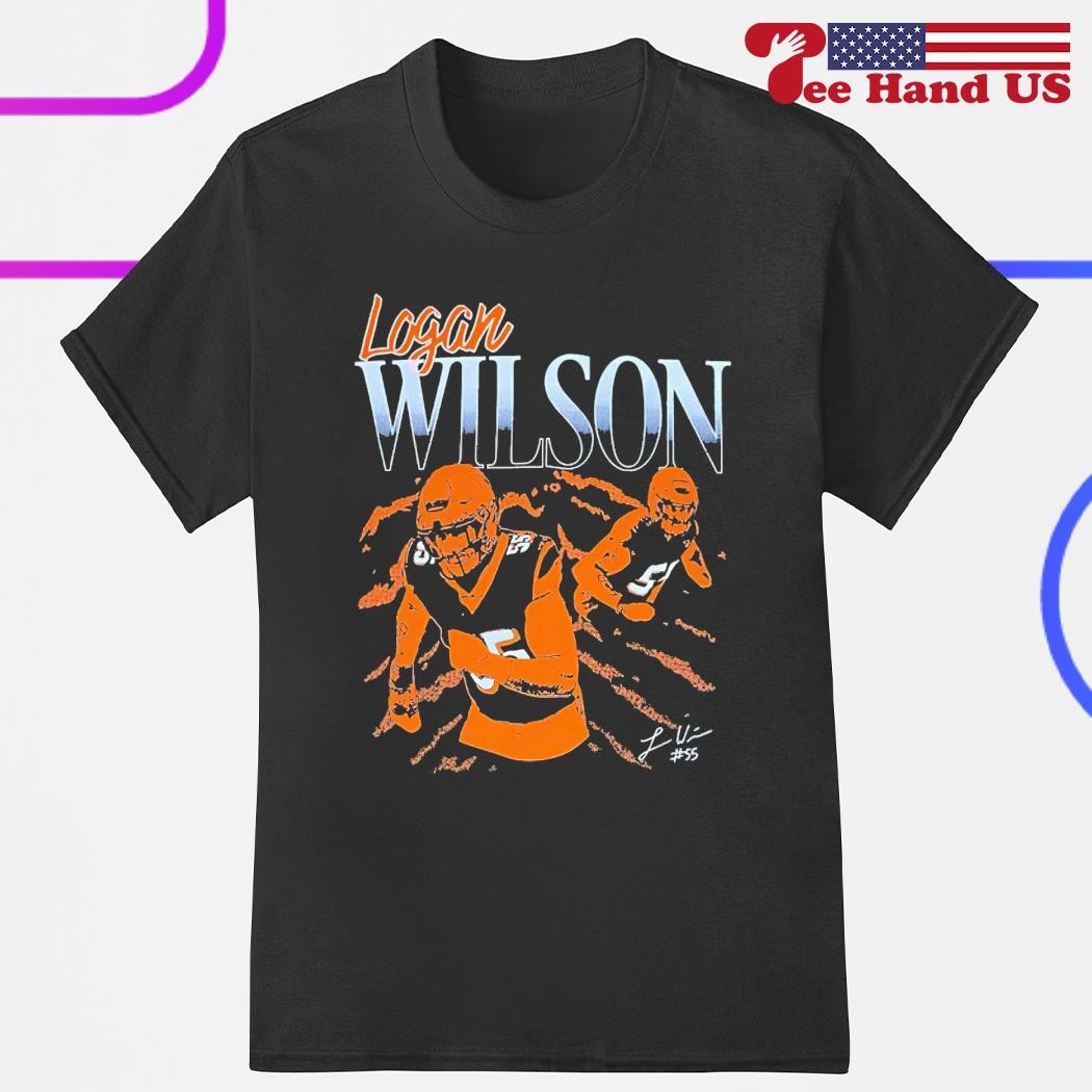 Logan Wilson 55 Cincinnati Bengals football player poster shirt, hoodie,  sweater, long sleeve and tank top