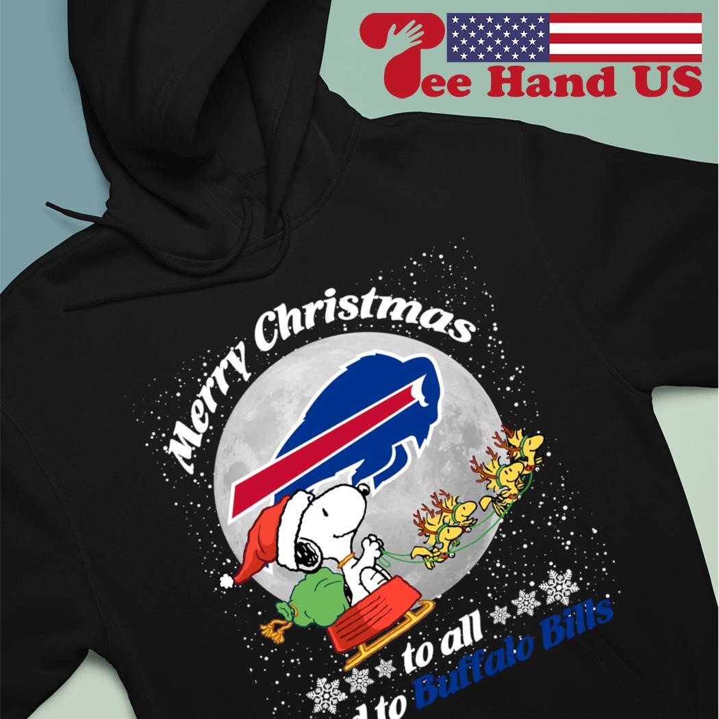 New Buffalo Bills Merry Christmas To All Red All Size Unisex T-Shirt