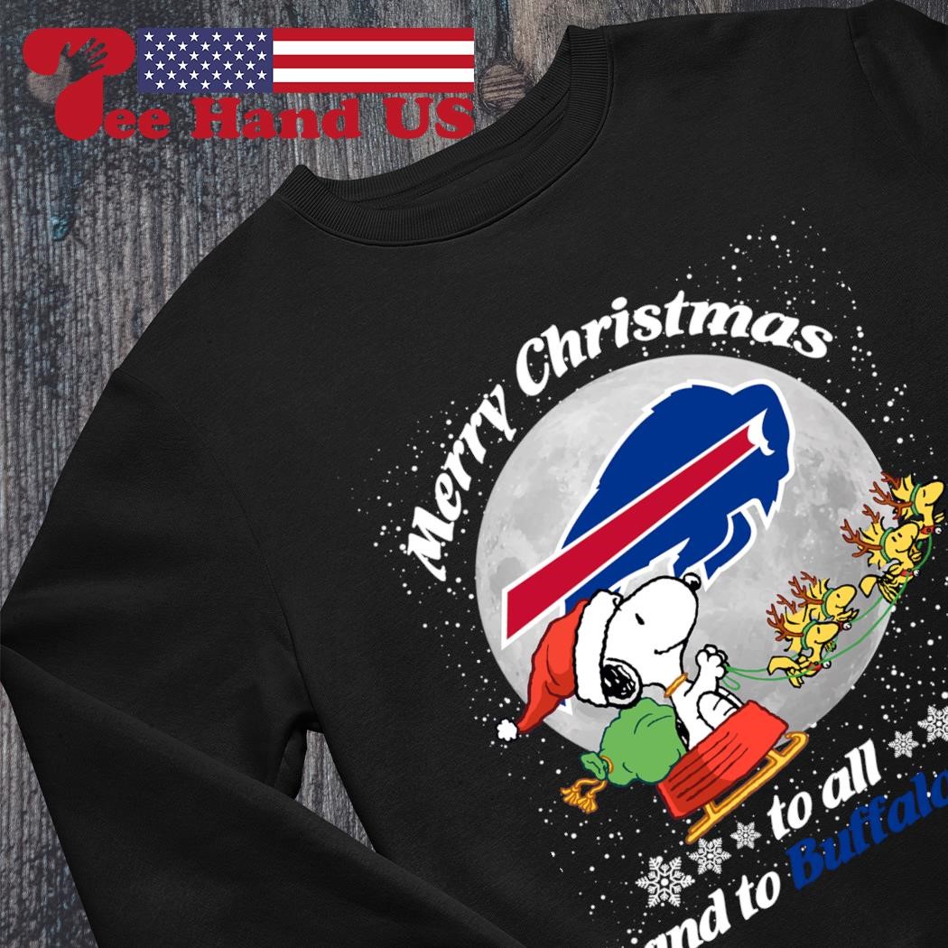 Snoopy Buffalo Bills Christmas Shirt - High-Quality Printed Brand