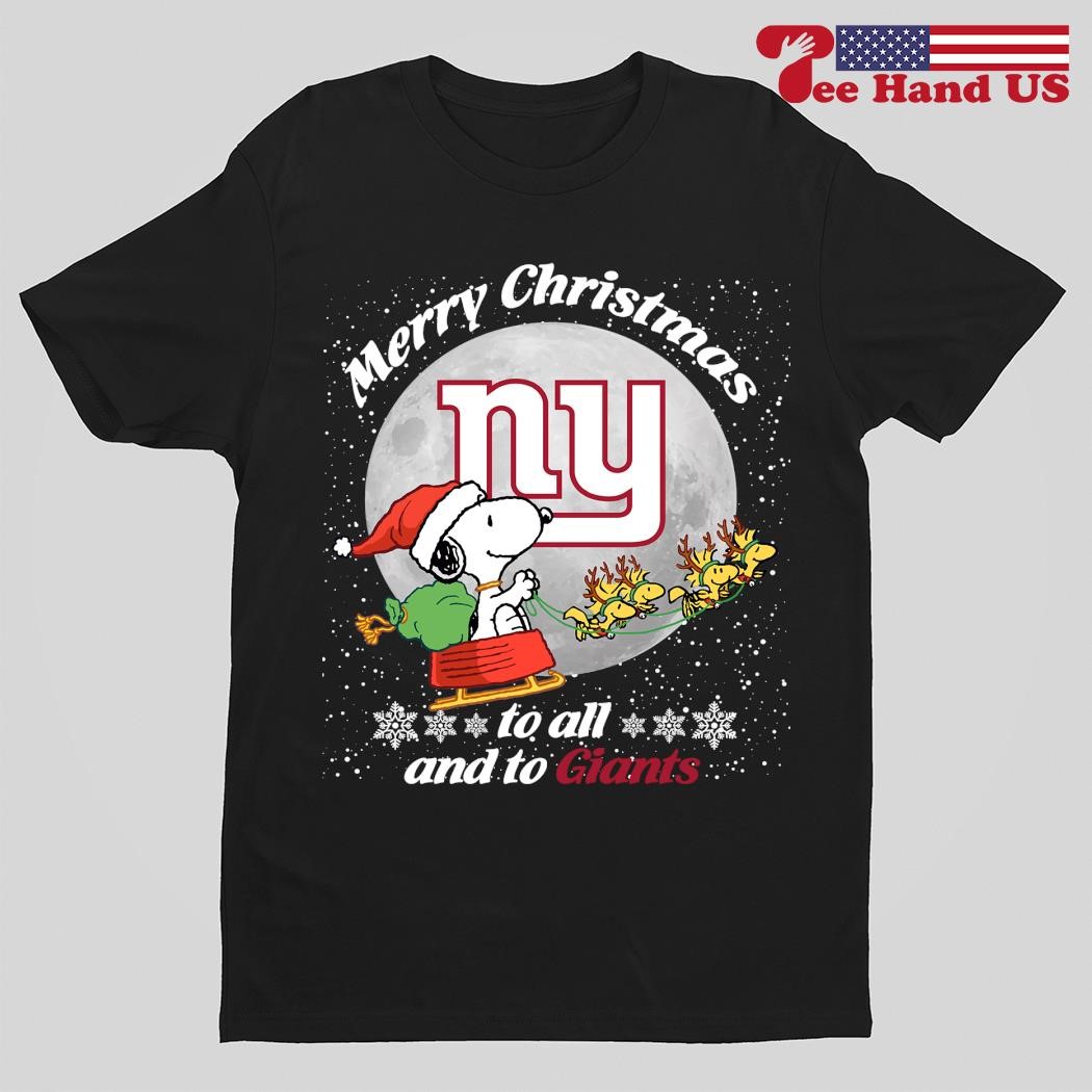 New York Giants Merry Christmas to all and to all a Giant shirt