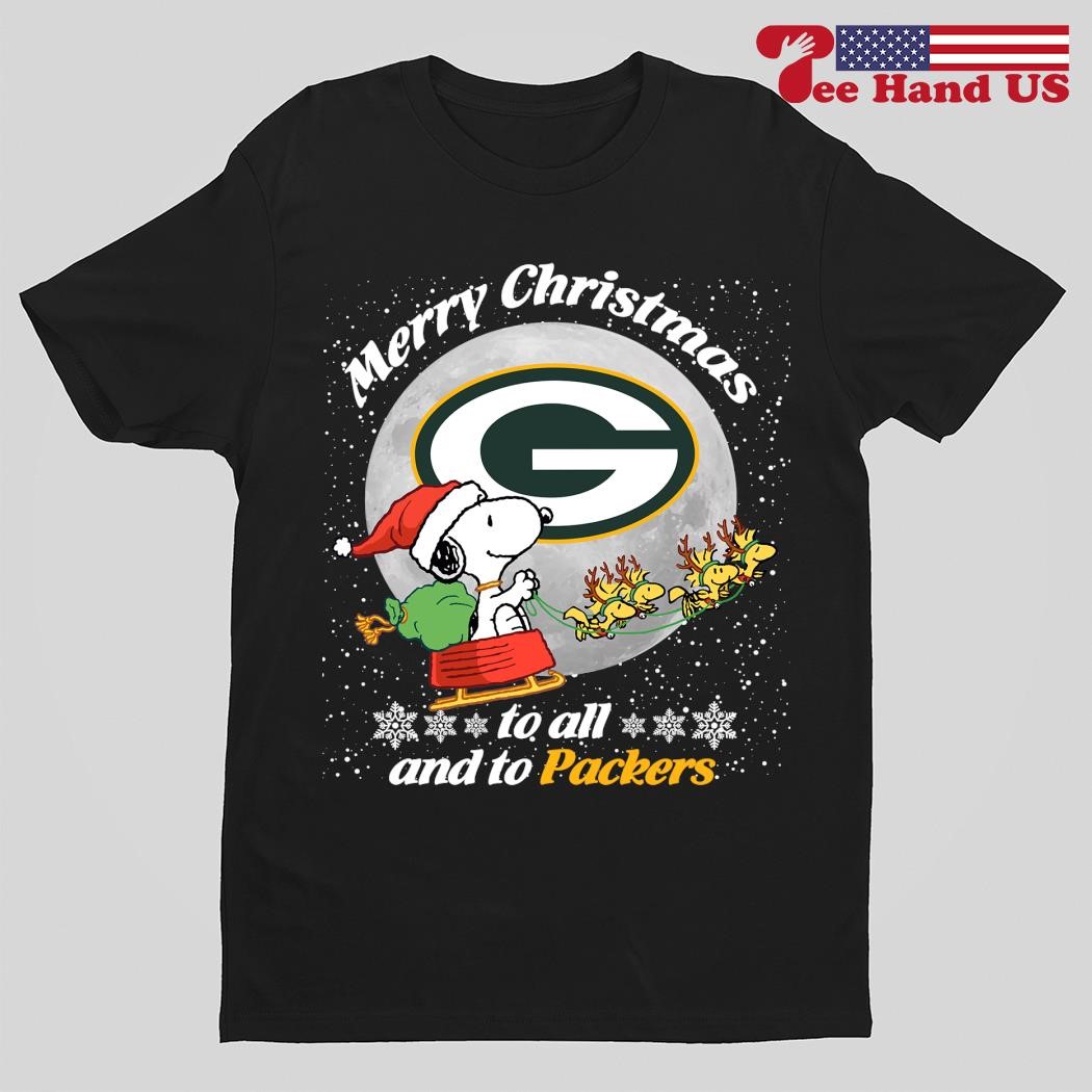 Green Bay Packers Merry Christmas to all and to all a Packer shirt