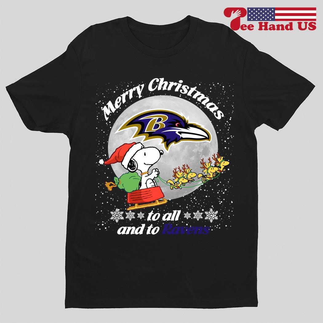 Merry Christmas To All And To Ravens shirt, hoodie, sweater, long sleeve  and tank top