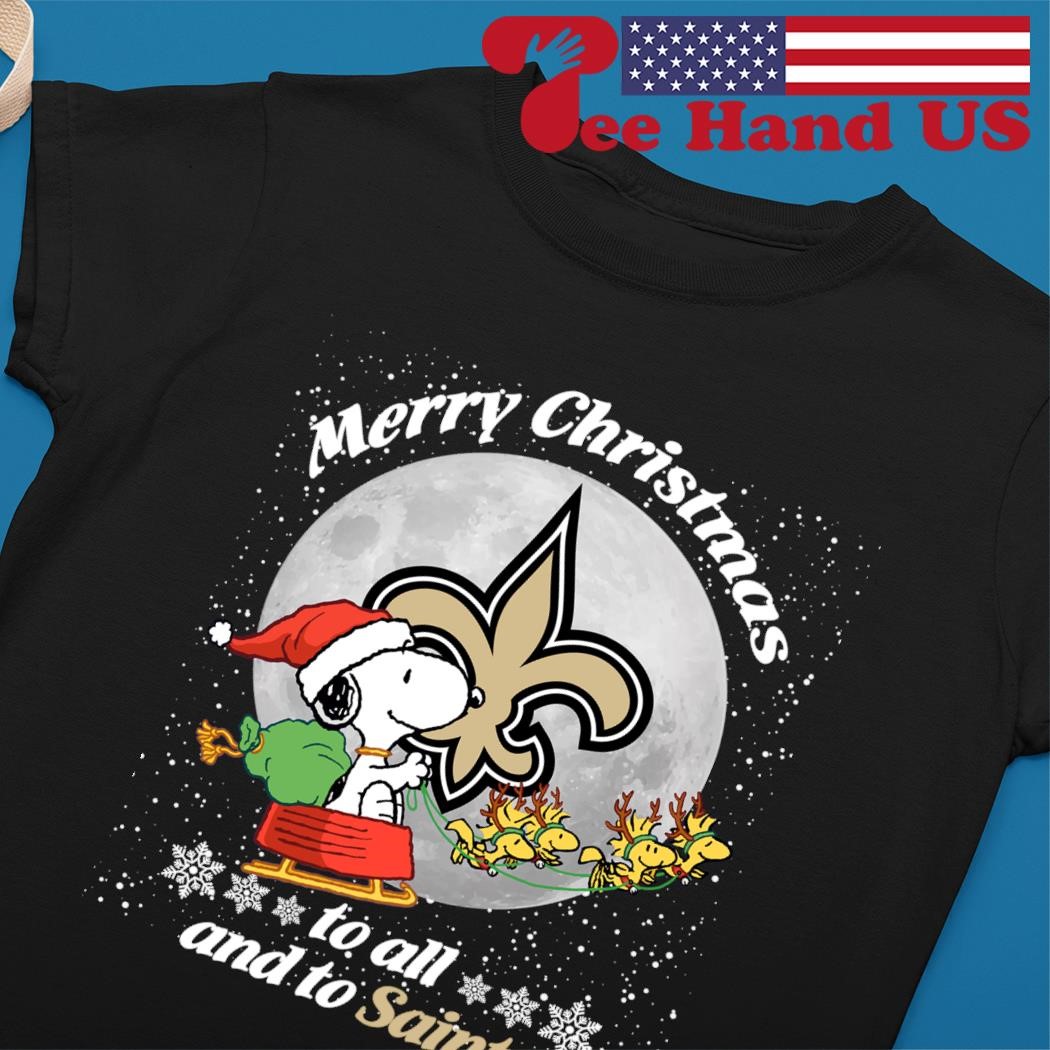 Merry Christmas To All And To Saints shirt, hoodie, sweater, long sleeve  and tank top