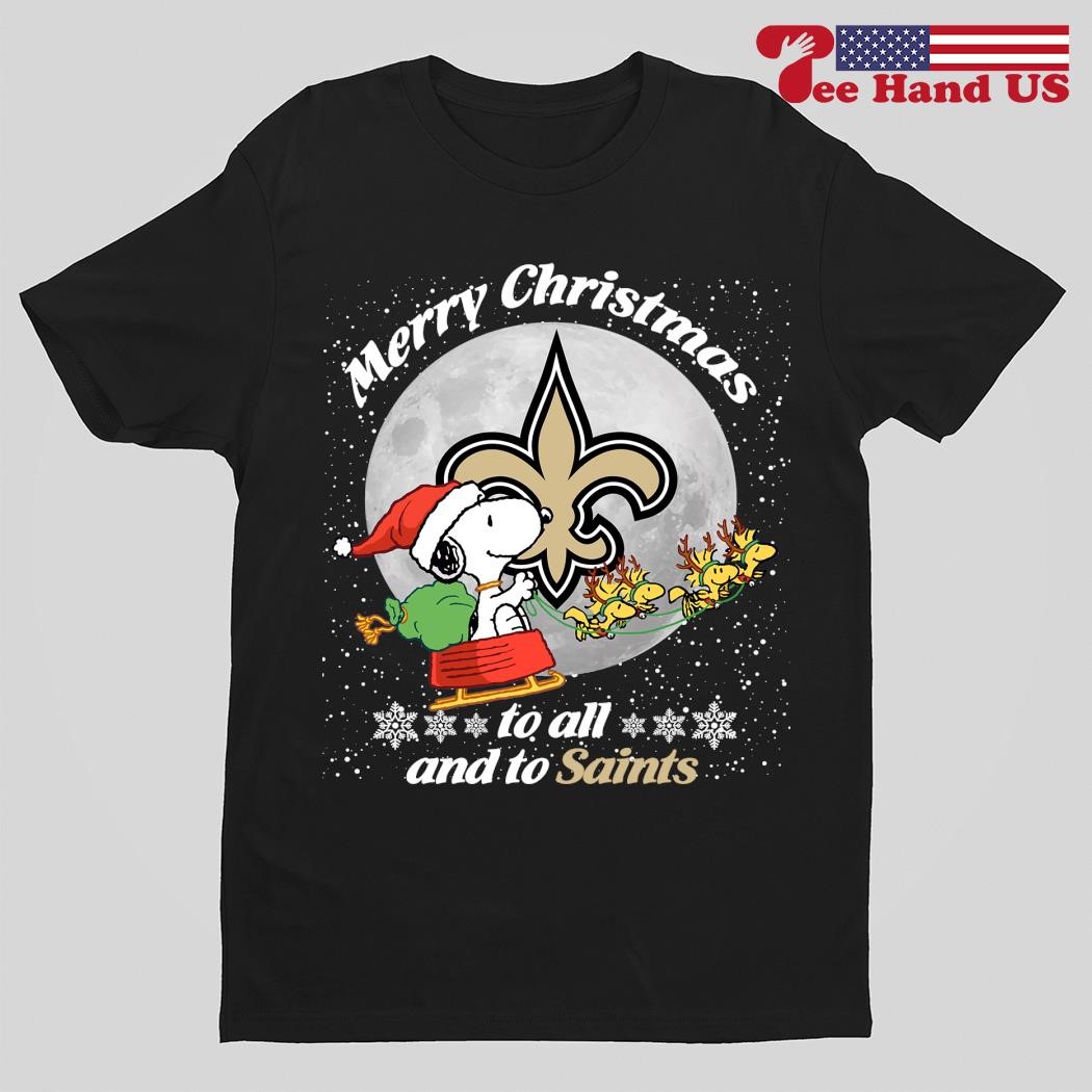 Merry Christmas To All And To Saints shirt, hoodie, sweater, long sleeve  and tank top