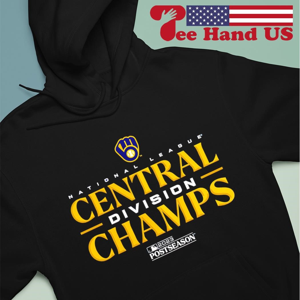 4--Time NL Central Division Champions Milwaukee Brewers shirt, hoodie,  sweater, long sleeve and tank top