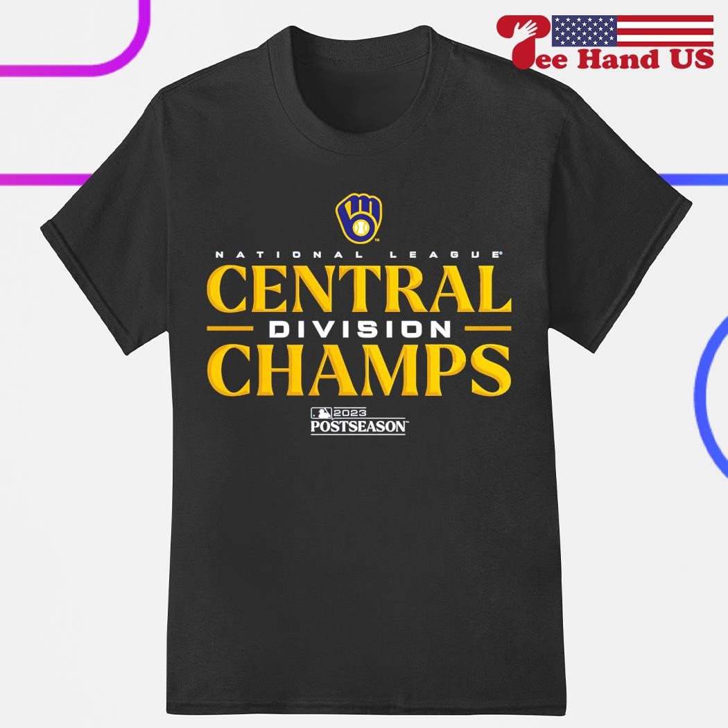 Men's Milwaukee Brewers Nike Navy 2023 NL Central Division Champions T-Shirt
