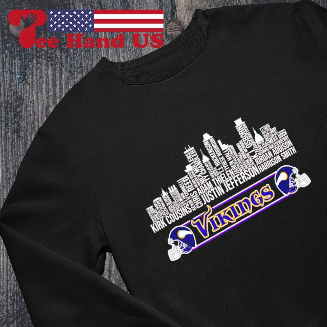 Minnesota Vikings Players City Skyline shirt, hoodie, sweater