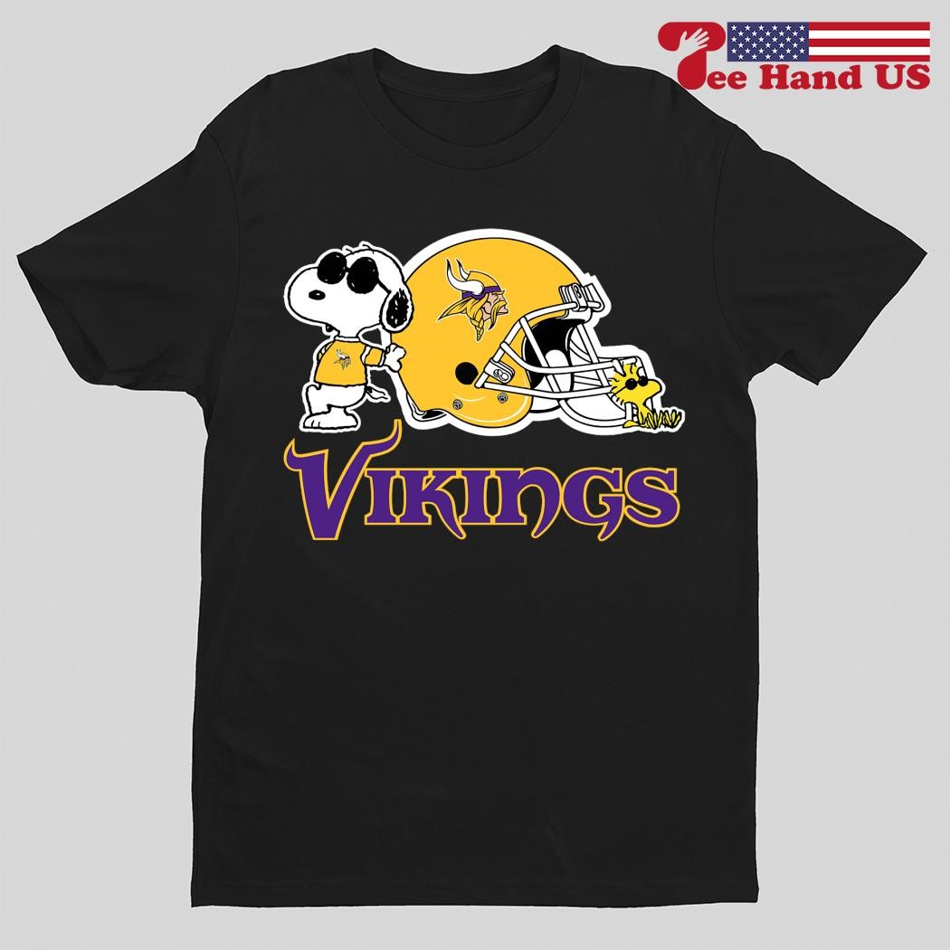 Joe Cool Snoopy Minnesota Vikings T-Shirt - T-shirts Low Price