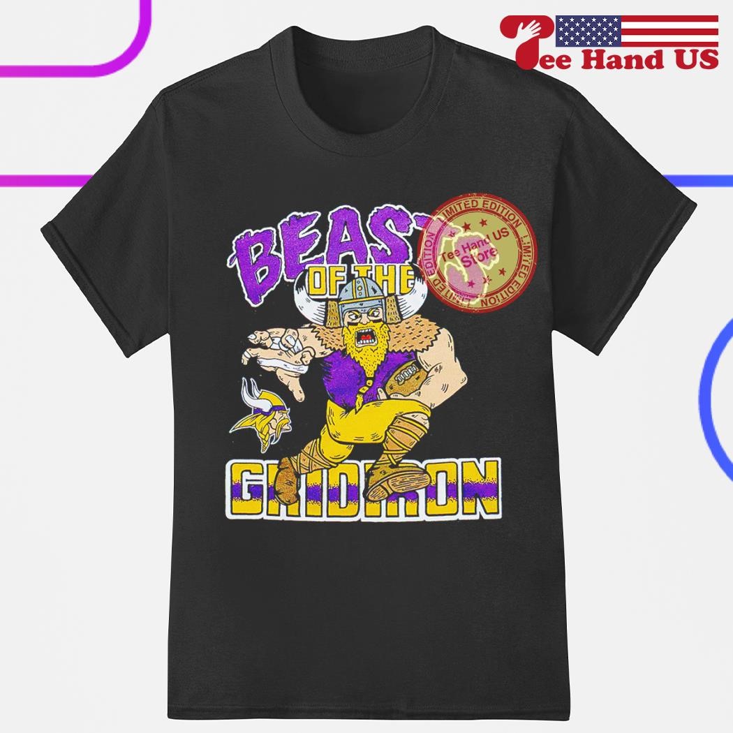 Homage Store Minnesota Vikings Beasts Of The Gridiron Shirt