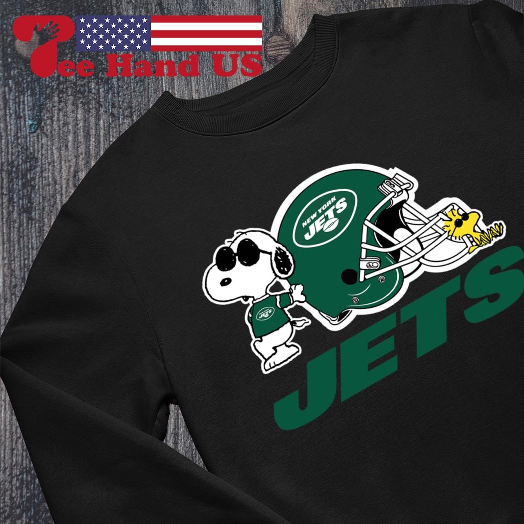 New York Jets Snoopy And Woodstock helmet 2023 T-shirt, hoodie